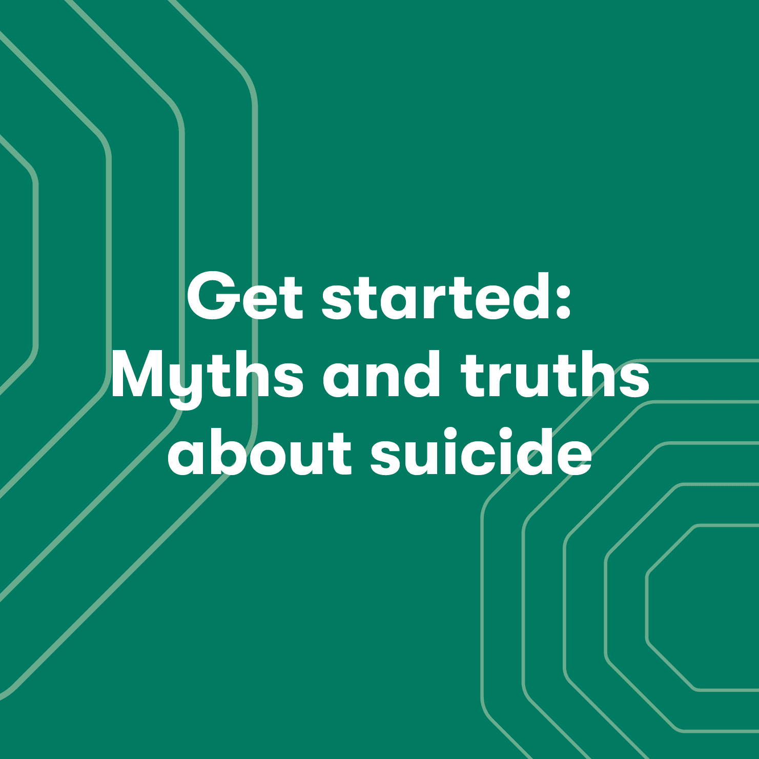 myths and truths about suicide
