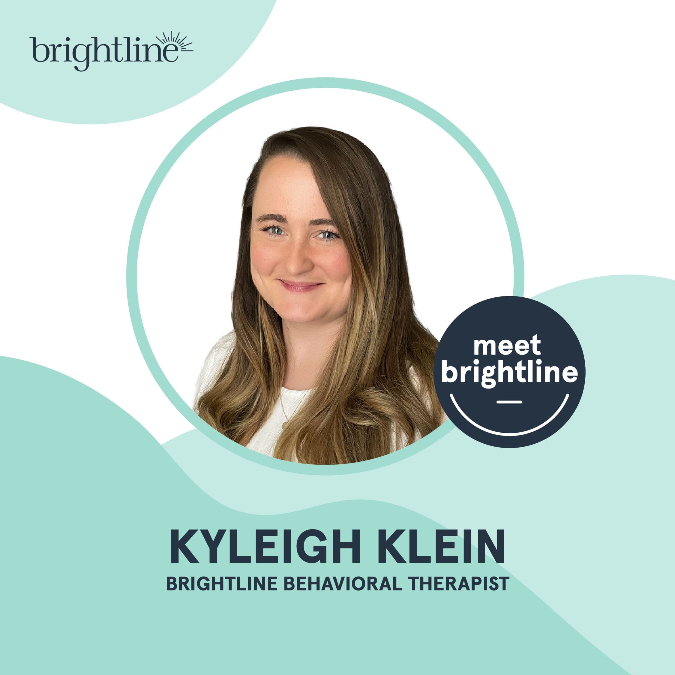 Brightline therapist Kyleigh Klein