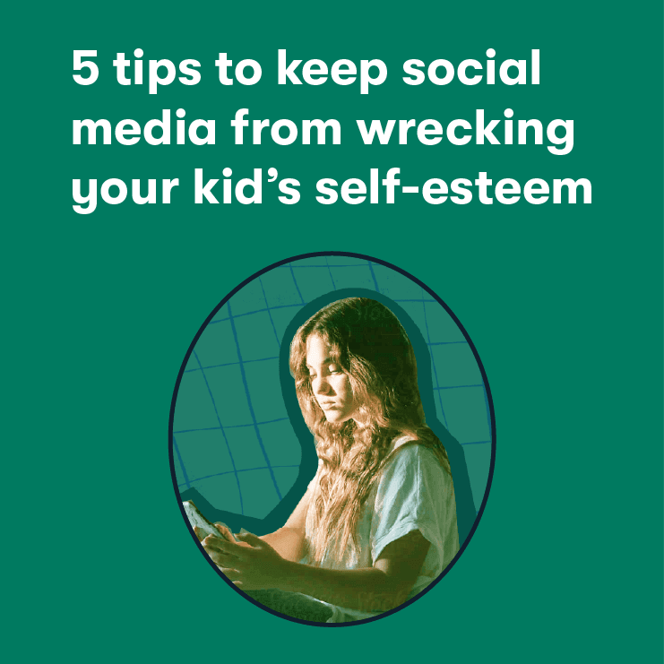 girl on social media